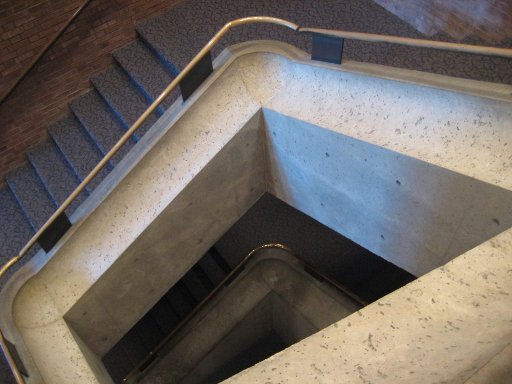 Staircase in Columbus Public Library