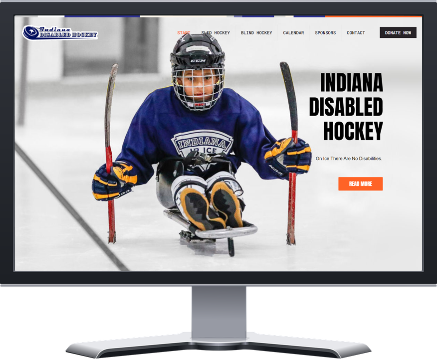 indy sled hockey new homepage