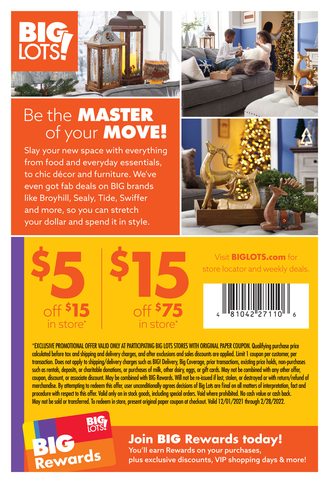 Big lots mailer