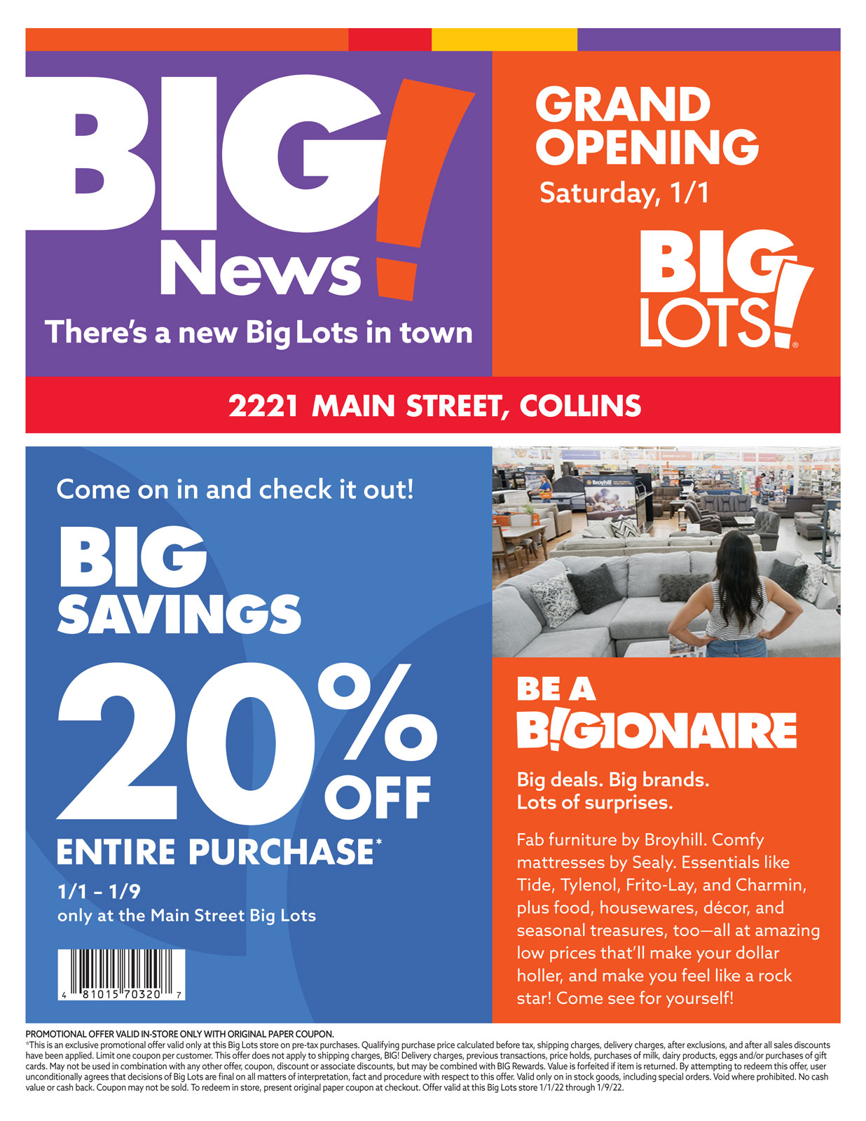 Big Lots! CKing Creative Design