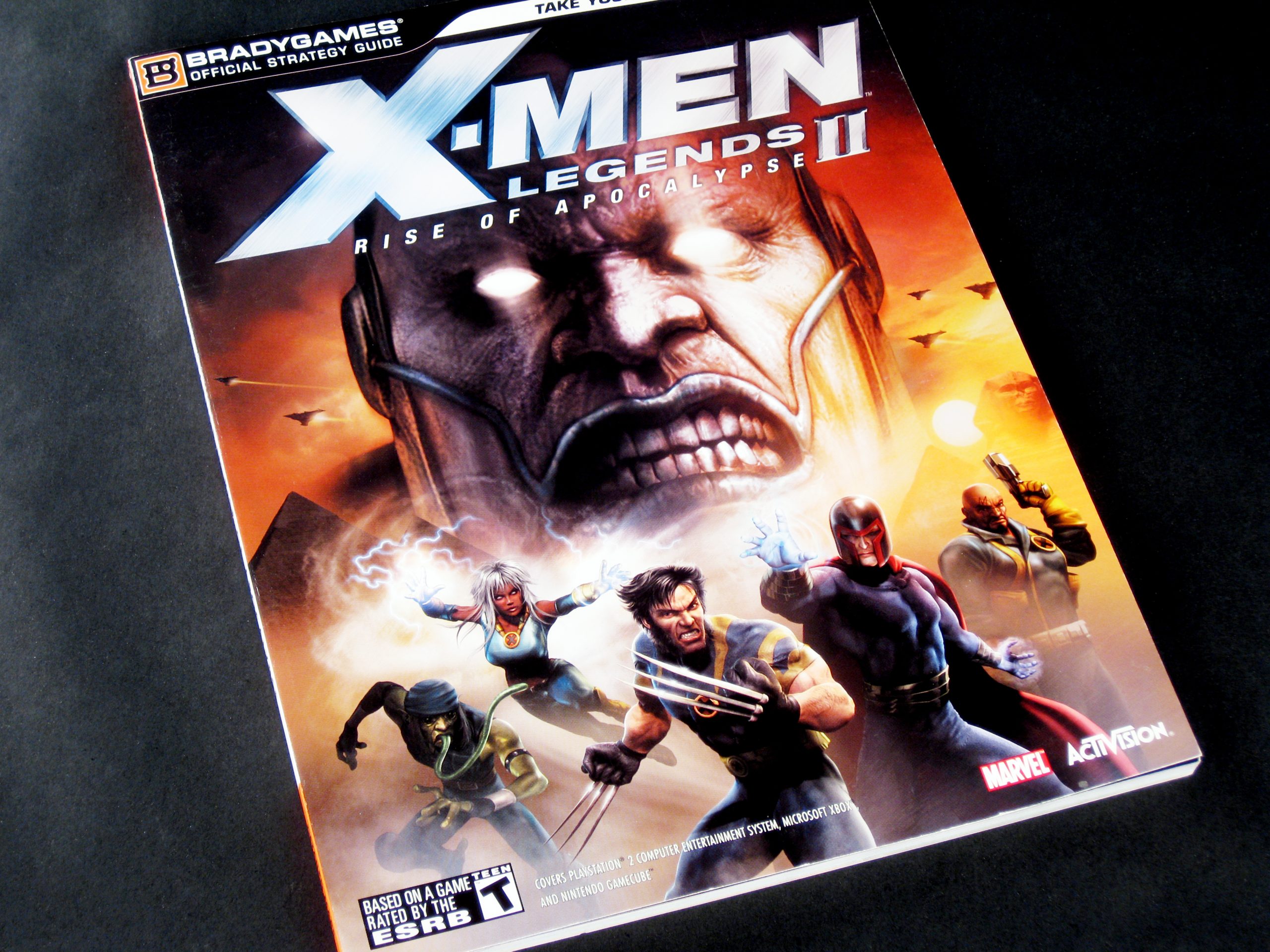 Xmen Legends BradyGames strategy guide cover