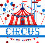 colorful circus illustration