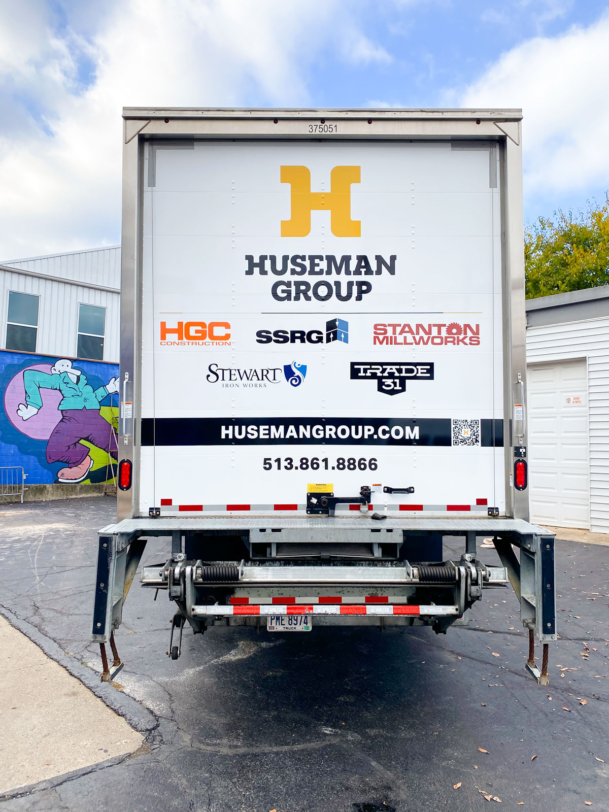 Old Huseman Group truck rear